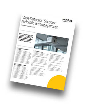 Vape Detection Sensors: A Holistic Testing Approach